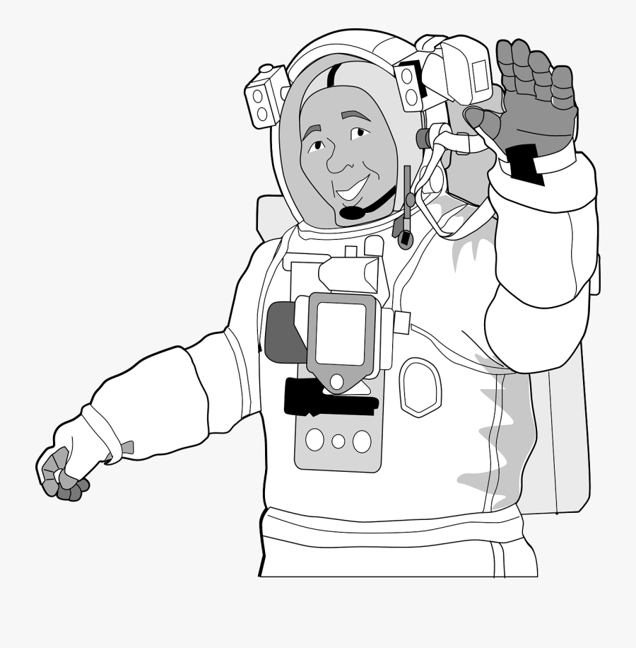 Free Vector Graphic - Astronaut Clipart, Transparent Clipart