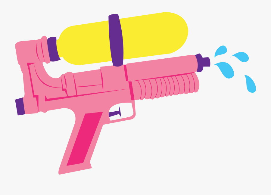 Photo By @kammytroquinhas - Water Gun Clip Art, Transparent Clipart