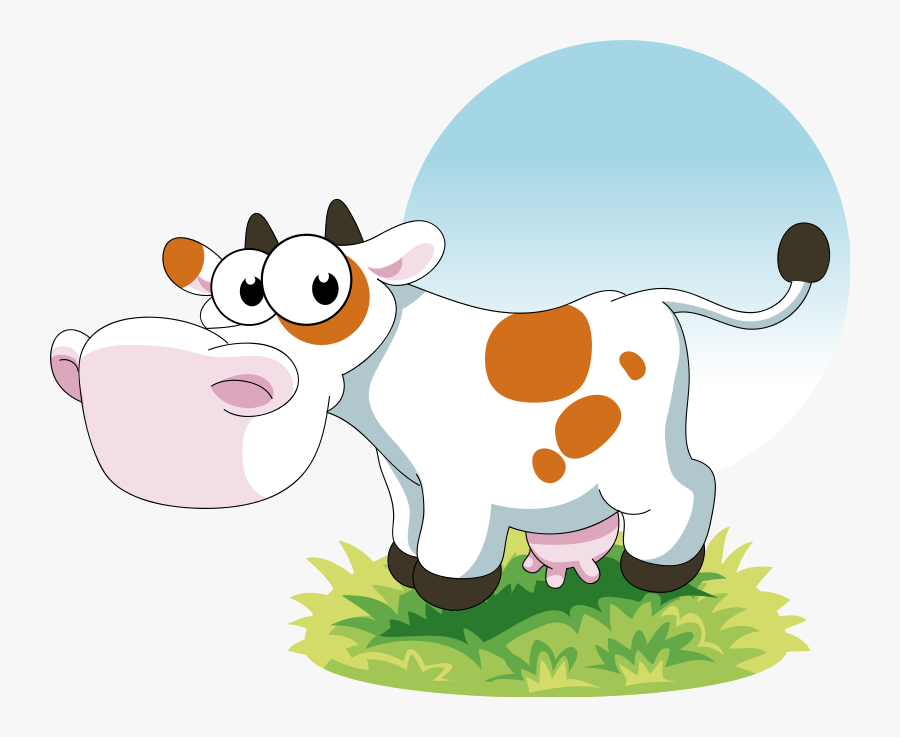 Free To Use Public Domain Cow Clip Art - Farm Cow Cartoon Png, Transparent Clipart