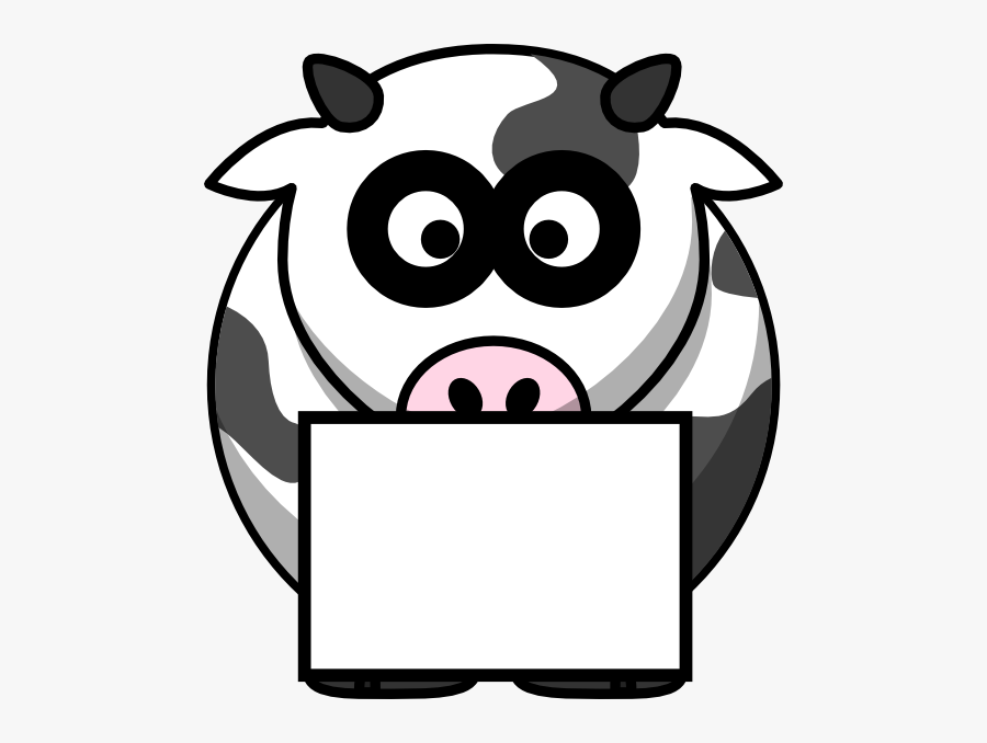 Clipart Clip Art Library - Clipart Cartoon Cow, Transparent Clipart