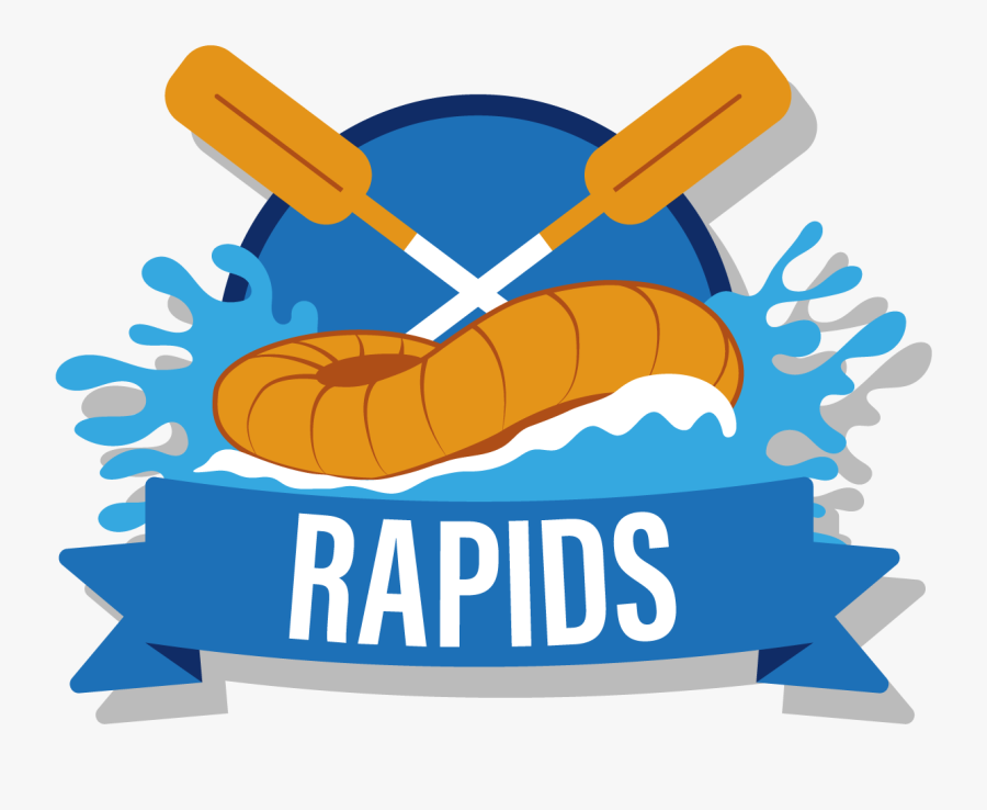 Rafting Clipart Water Ride - White Water Rafting Logos, Transparent Clipart