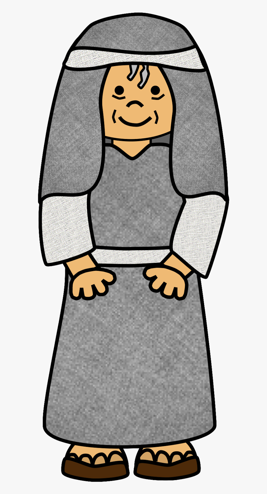 Abraham Bible Clip Art - Cartoon Sarah From The Bible, Transparent Clipart