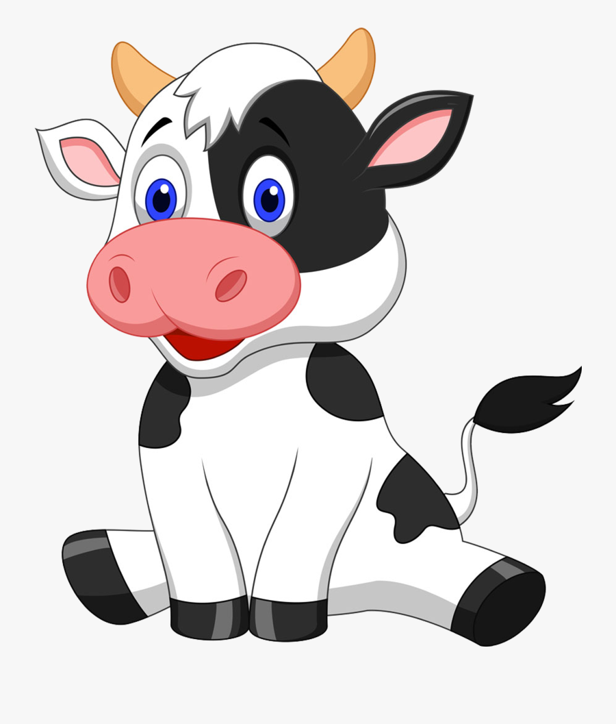 Cow Clipart Transparent Background Pencil And In Color - Transparent Background Cow Clipart, Transparent Clipart