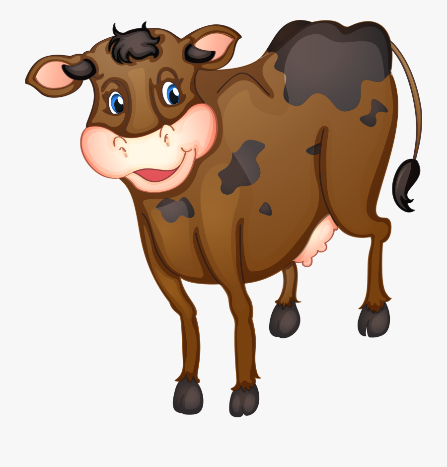 Pin By Valentina On Clip Art - Brown Cow Vector, Transparent Clipart