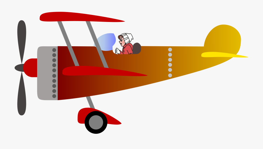 Propeller Driven Aircraft,angle,biplane - Biplane Png, Transparent Clipart