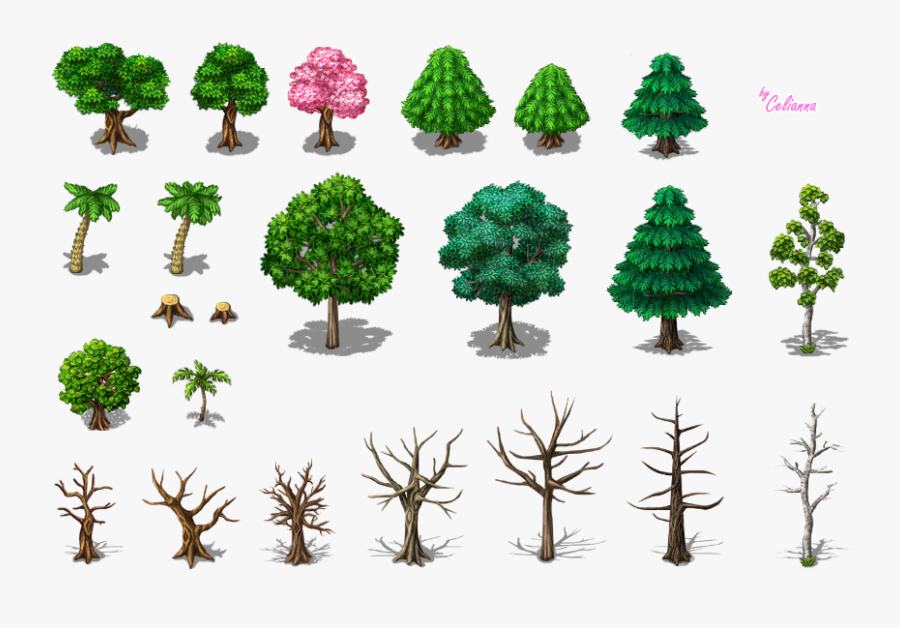 Download Pixel Art Pine Tree Clipart Tree Pine Clip - Pixel Art Tree Free, Transparent Clipart
