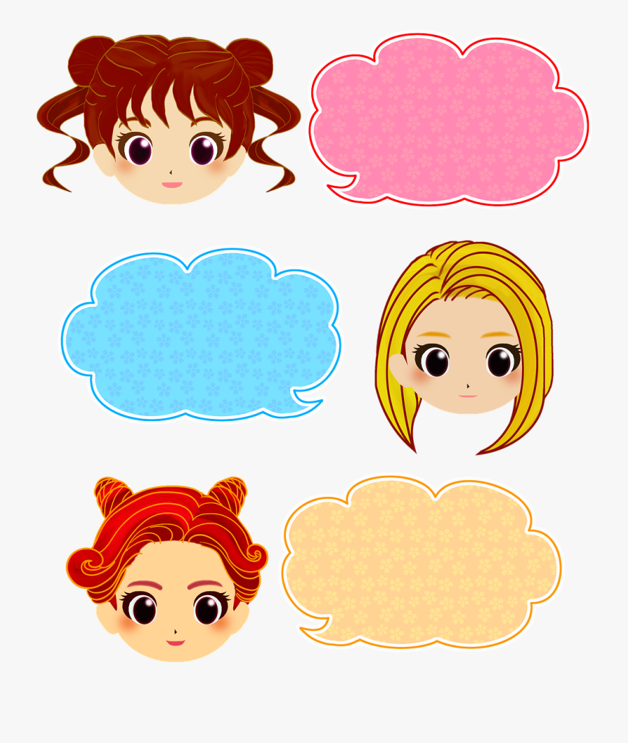 Girls Callout Space Clipart , Png Download - Call Out Clipart Png Free, Transparent Clipart