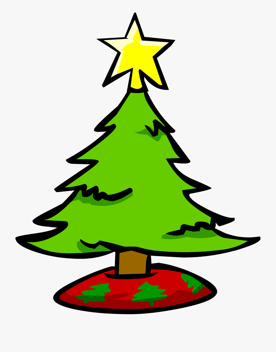 Small Picture Of Christmas Tree, Transparent Clipart