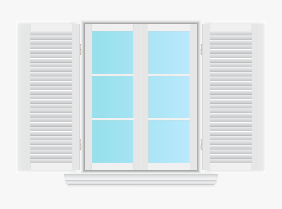 Window With Shutters Png Clip Art Window With - Cupboard, Transparent Clipart