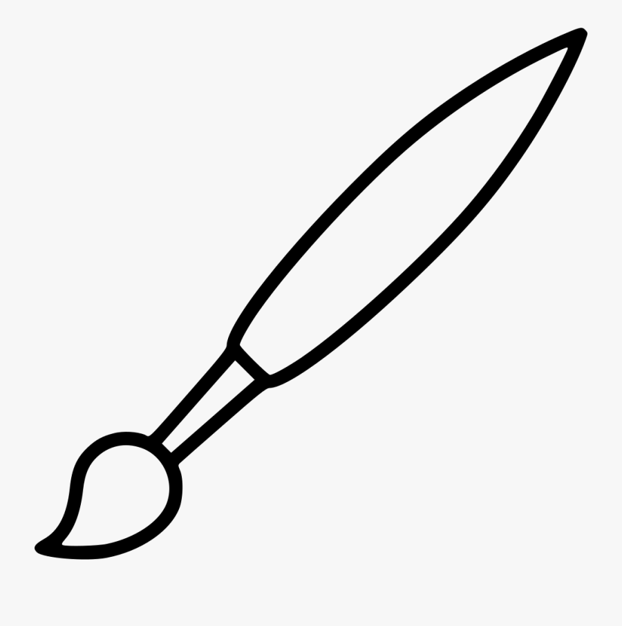 Collection Of Free Brush Drawing Draw Download On Ui - Paint Brush Easy Drawing, Transparent Clipart