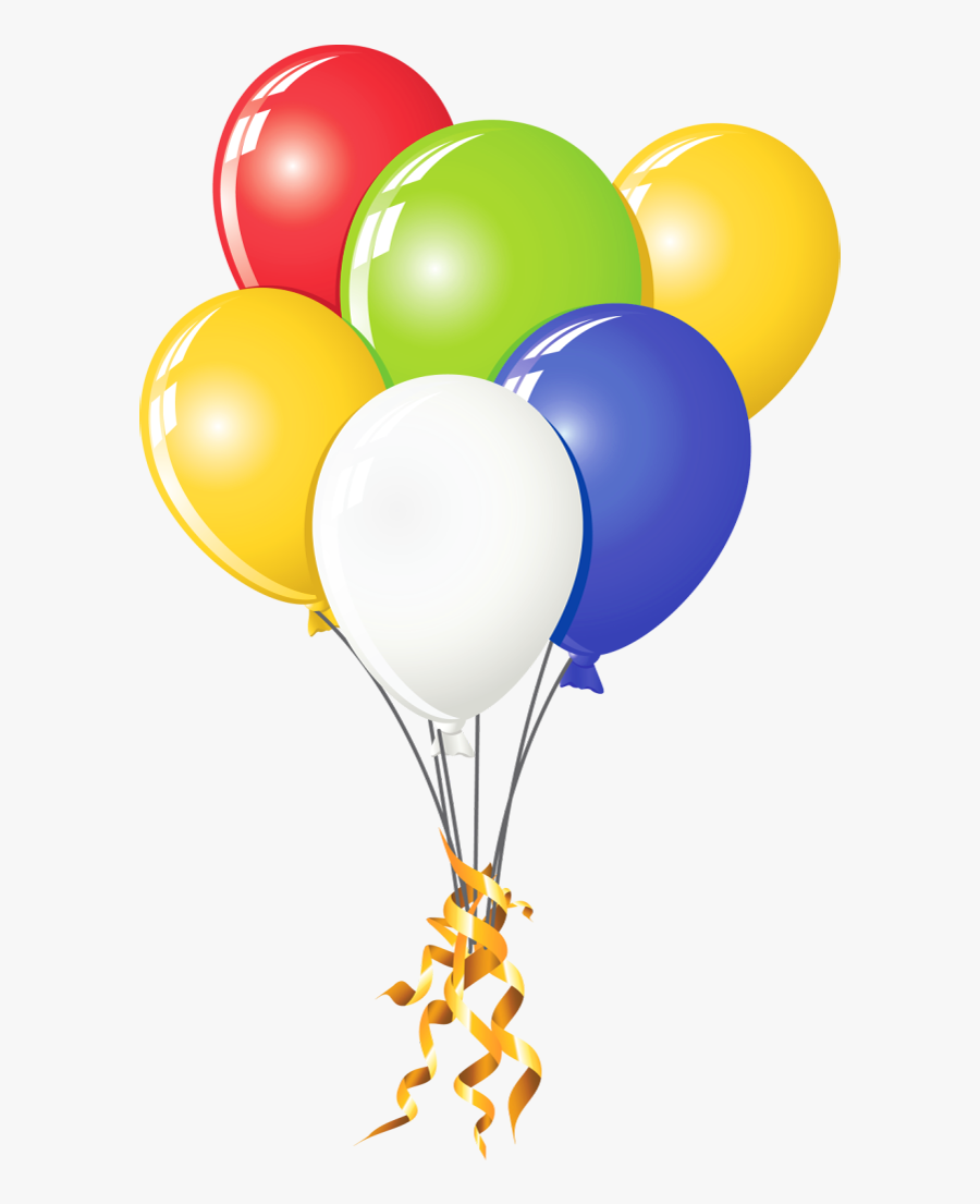 Balloon Clipart Six - Birthday Balloons Clipart, Transparent Clipart