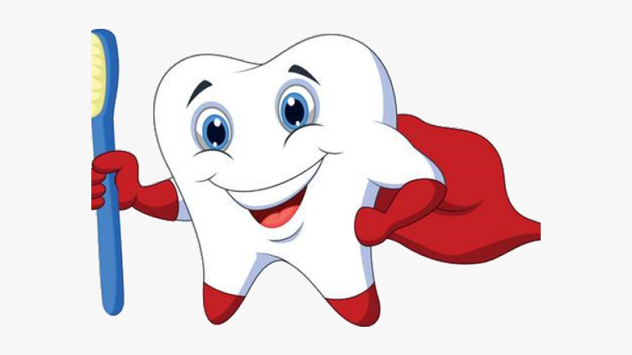 Happy Teeth Cliparts - Diente Superhéroe, Transparent Clipart