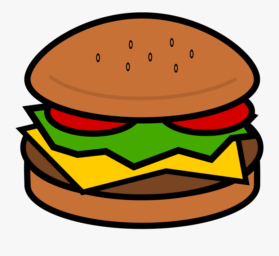 Free Hamburger Clipart With Transparent Background - Hamburger Clipart, Transparent Clipart