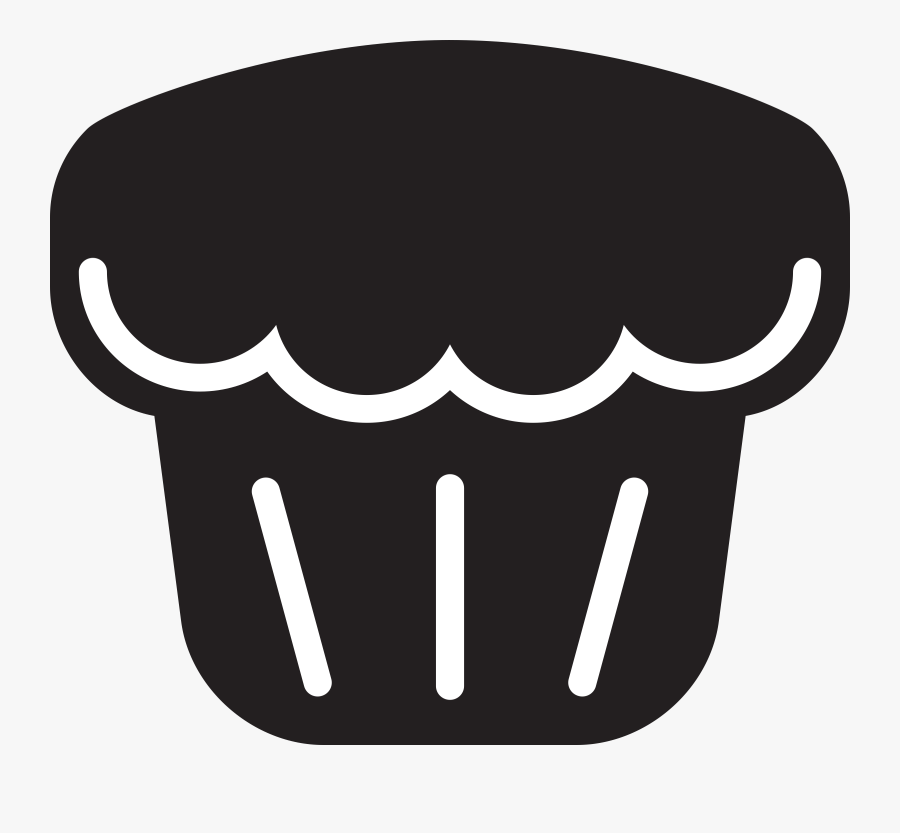 Clipart - Kitchen Icon - Muffin - Muffins Icon Clipart, Transparent Clipart