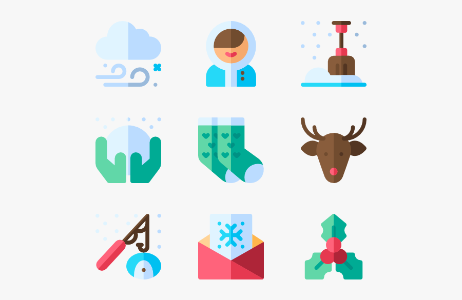 Winter - Cartoon Cold Thermometer Transparent Background, Transparent Clipart