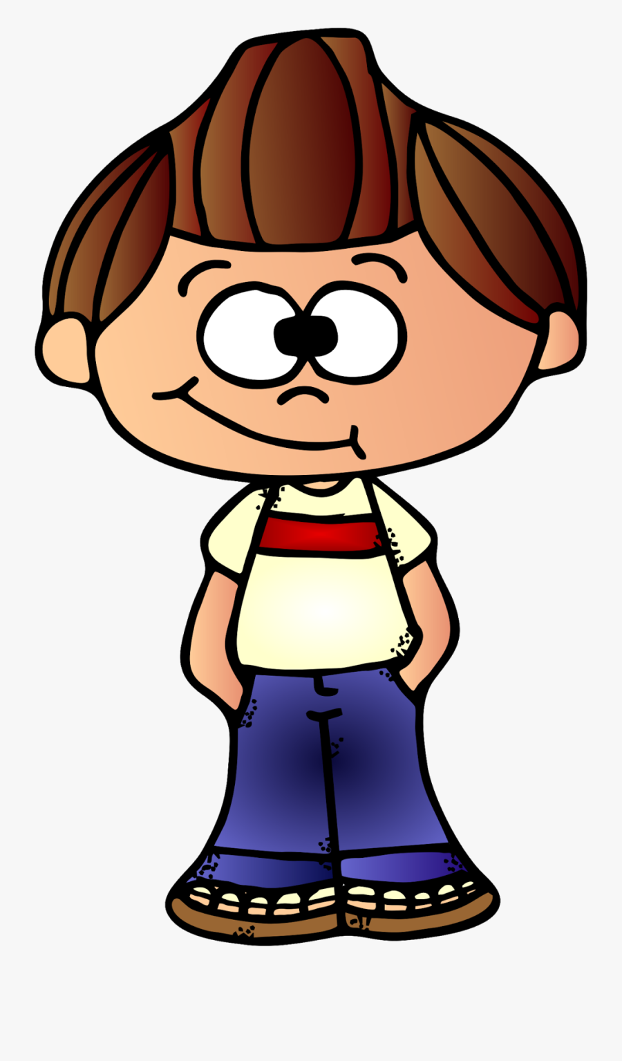 Worksheetjunkie Boy Freebie I - Cute Boy Clip Art, Transparent Clipart