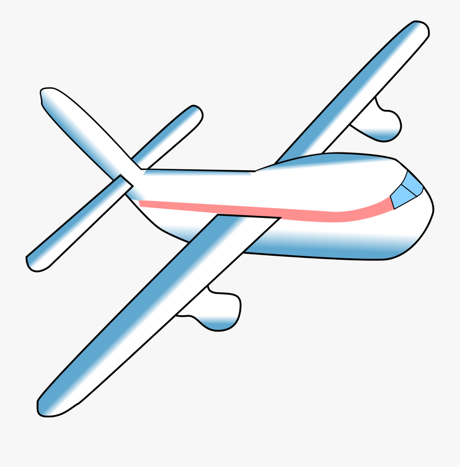 Plane Clipart Transparent Png - Transparent Background Airplane Gif, Transparent Clipart