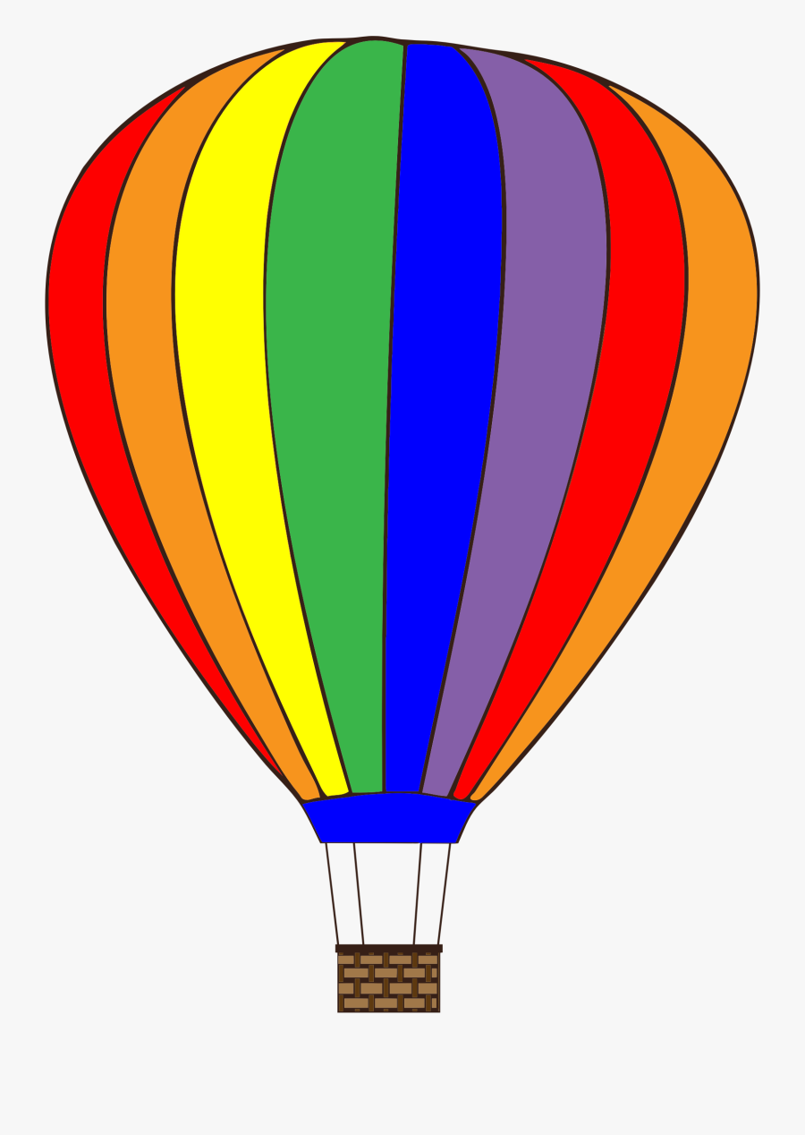 Clip Art Clipart Hot Air Balloon - Clipart Of Hot Air Balloon, Transparent Clipart