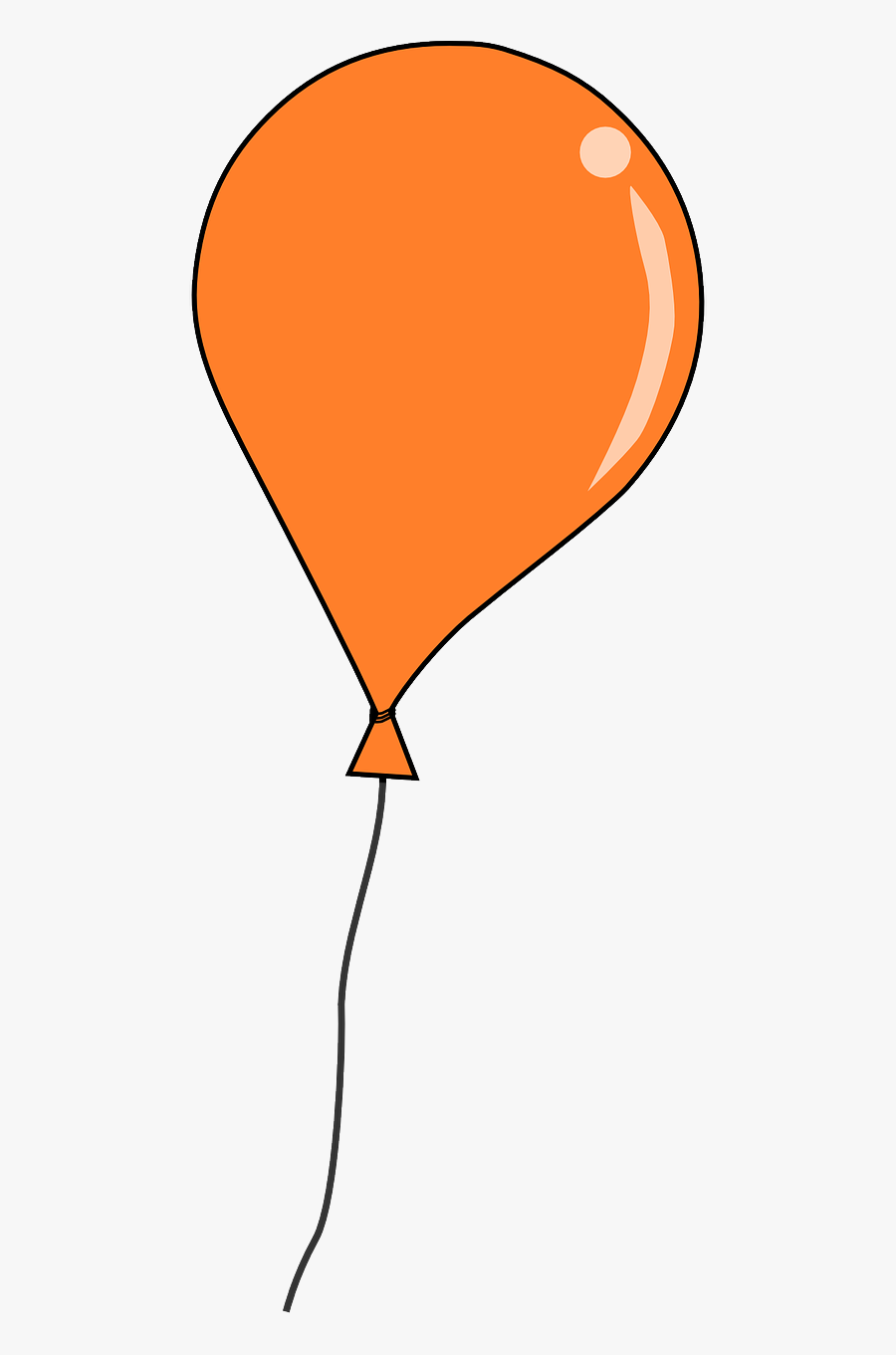 Red Balloon Clip Art Clipart Image 4 - Balloon Clipart, Transparent Clipart