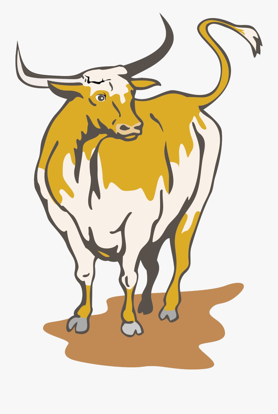 Transparent Longhorns Logo Png - Texas Cattle Clipart Png, Transparent Clipart