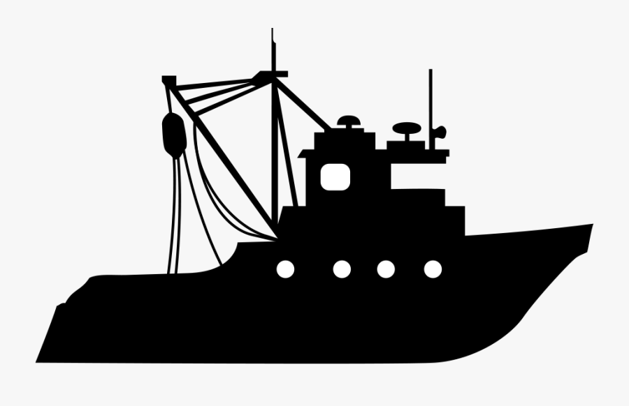 Ship Clipart Ship Building - Fishing Boat Boat Silhouette Png, Transparent Clipart