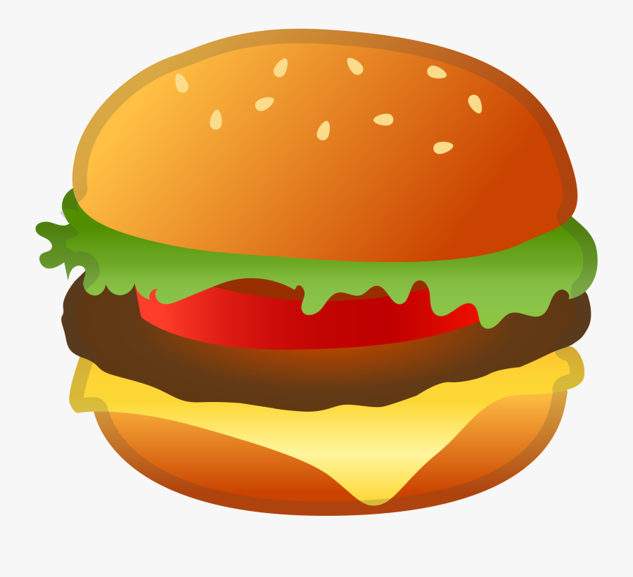 Cheeseburger Clipart Svg - Emoji Burger, Transparent Clipart