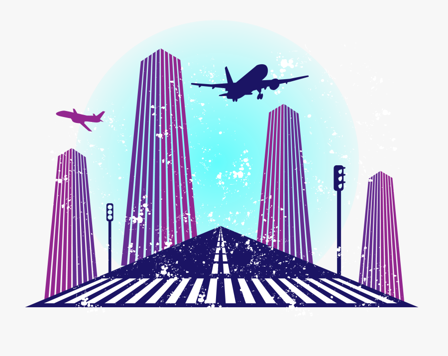 Airplane Graphic Design Clip Art - Airplane Graphic Design, Transparent Clipart