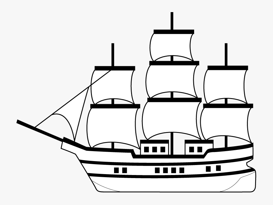 I Clipart Ship - Old Ship Drawing Easy, Transparent Clipart