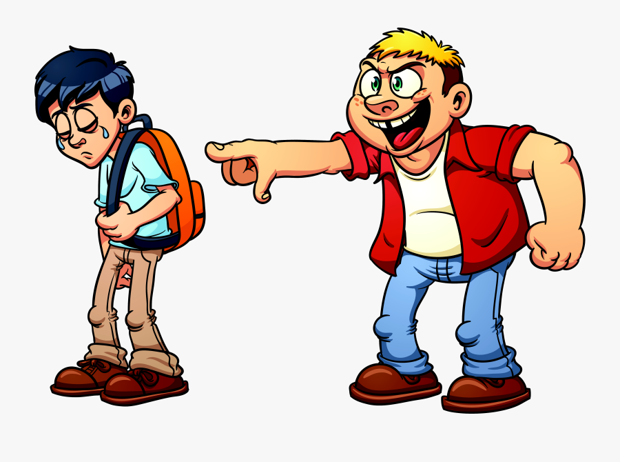 Clip Art Landing In The Vicious - Dibujos De Violencia Escolar, Transparent Clipart