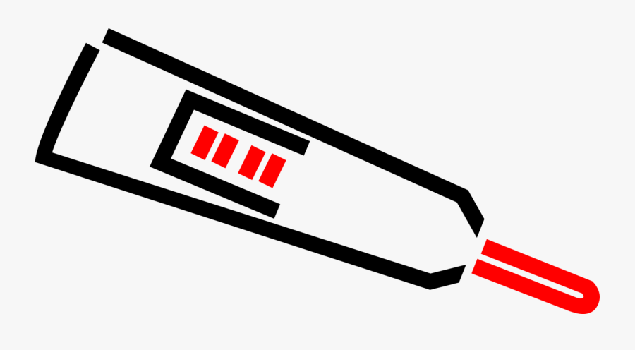 Vector Illustration Of Medical Thermometer Measures, Transparent Clipart