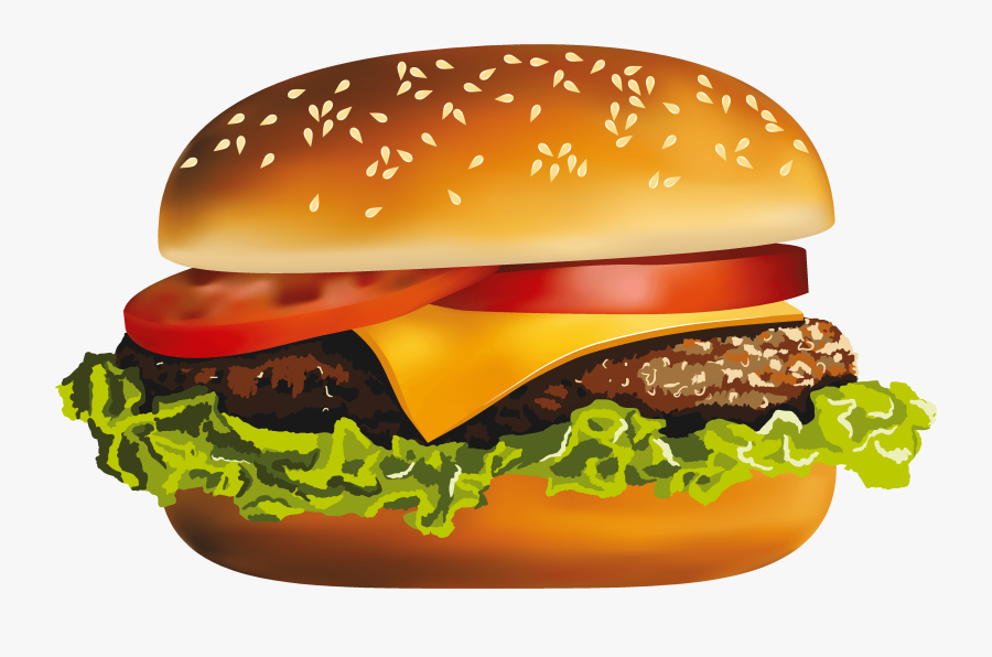 Hamburger , Png Download - Clipart Of A Hamburger, Transparent Clipart