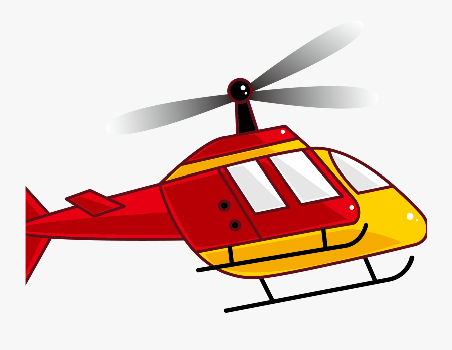 Helicopter Rotor Airplane Clip Art - Imagem De Helicóptero Desenho, Transparent Clipart