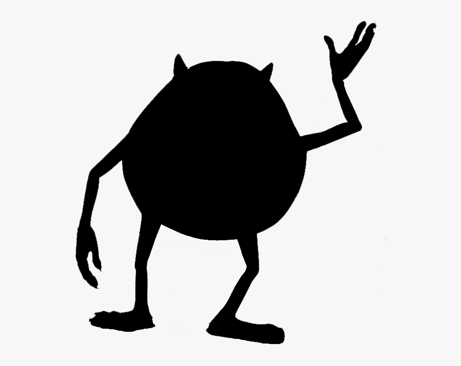 Mike Wazowski Png - Monsters Inc Silhouette, Transparent Clipart