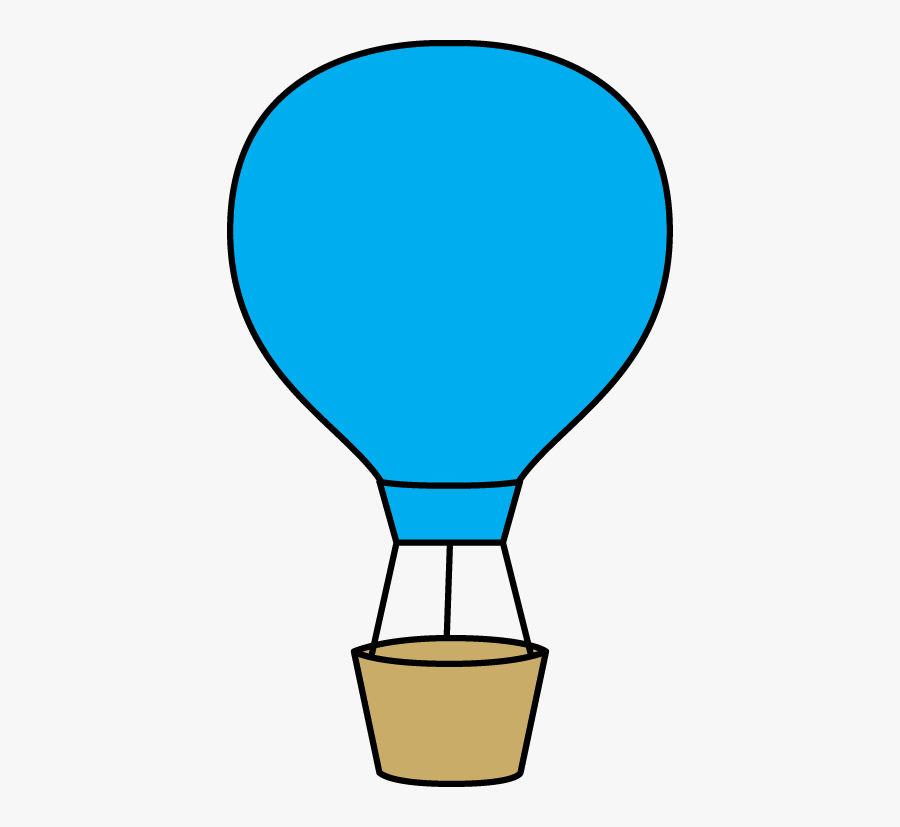 Blue Hot Air Balloon Clip Art Blue Hot Air Balloon - Cute Hot Air Balloon Clipart, Transparent Clipart