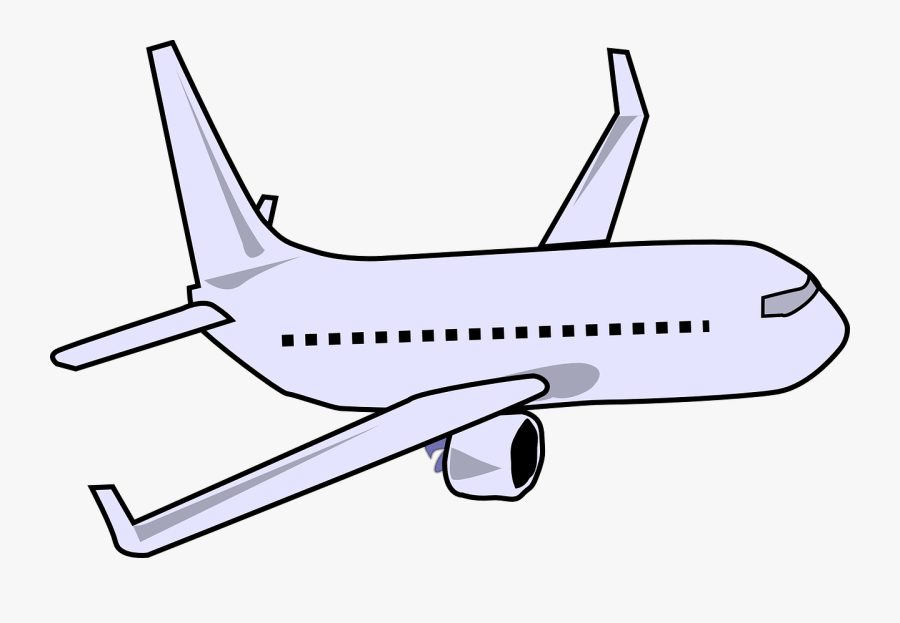 Airplane Clipart Boeing - Cartoon Transparent Plane Png, Transparent Clipart