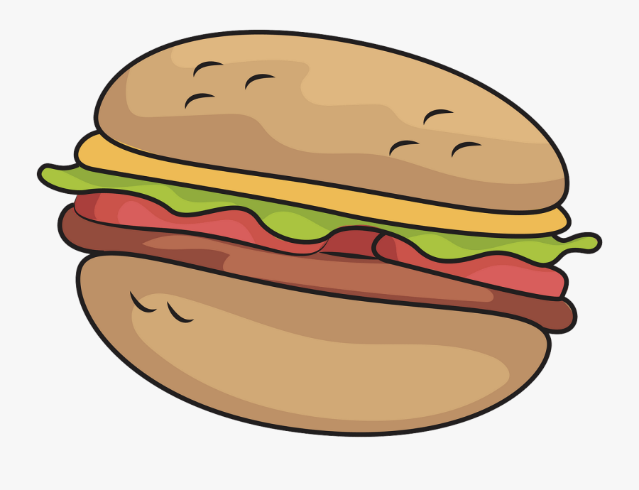 Cheeseburger, Transparent Clipart