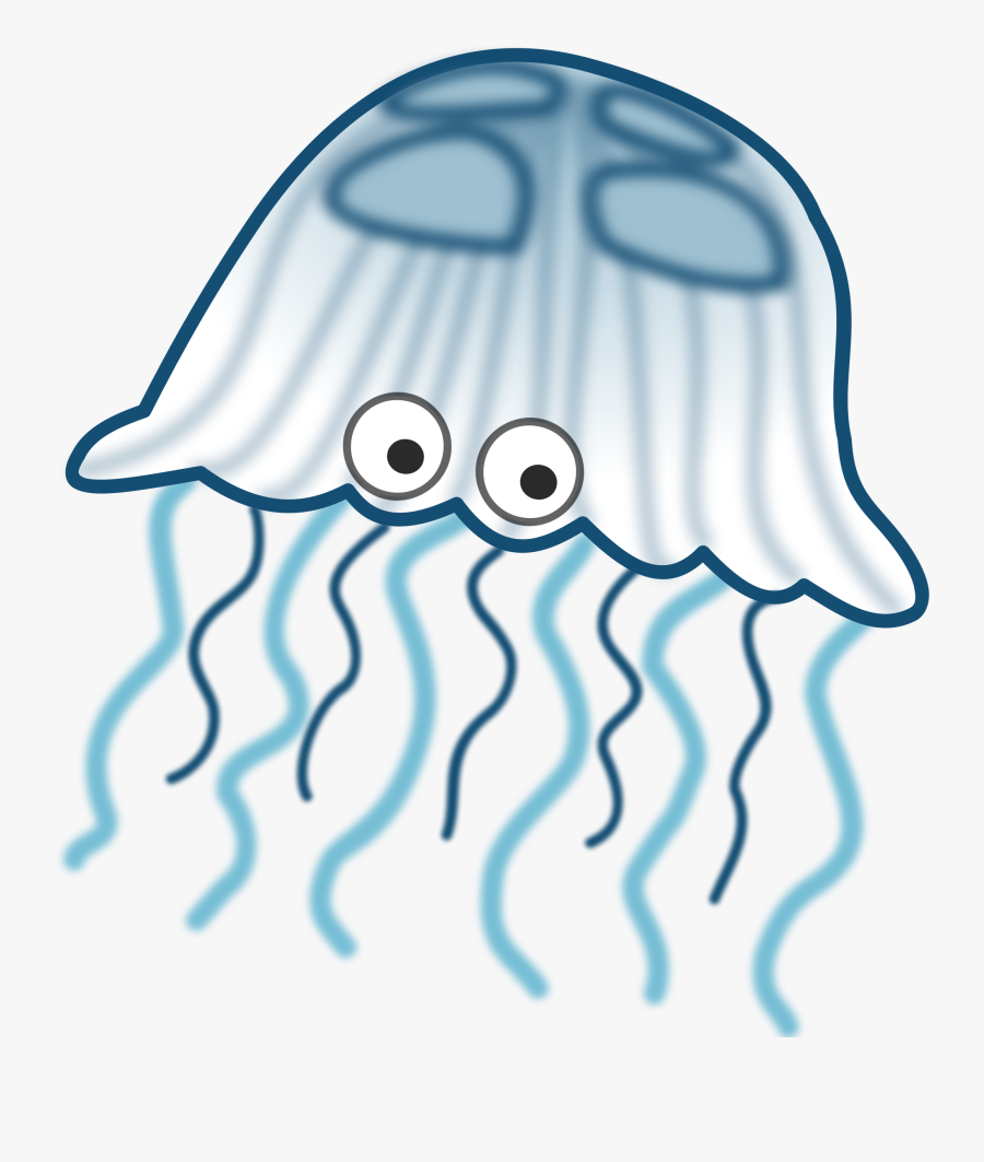 This Free Icons Png Design Of Cartoon Jellyfish - Jellyfish Clipart, Transparent Clipart