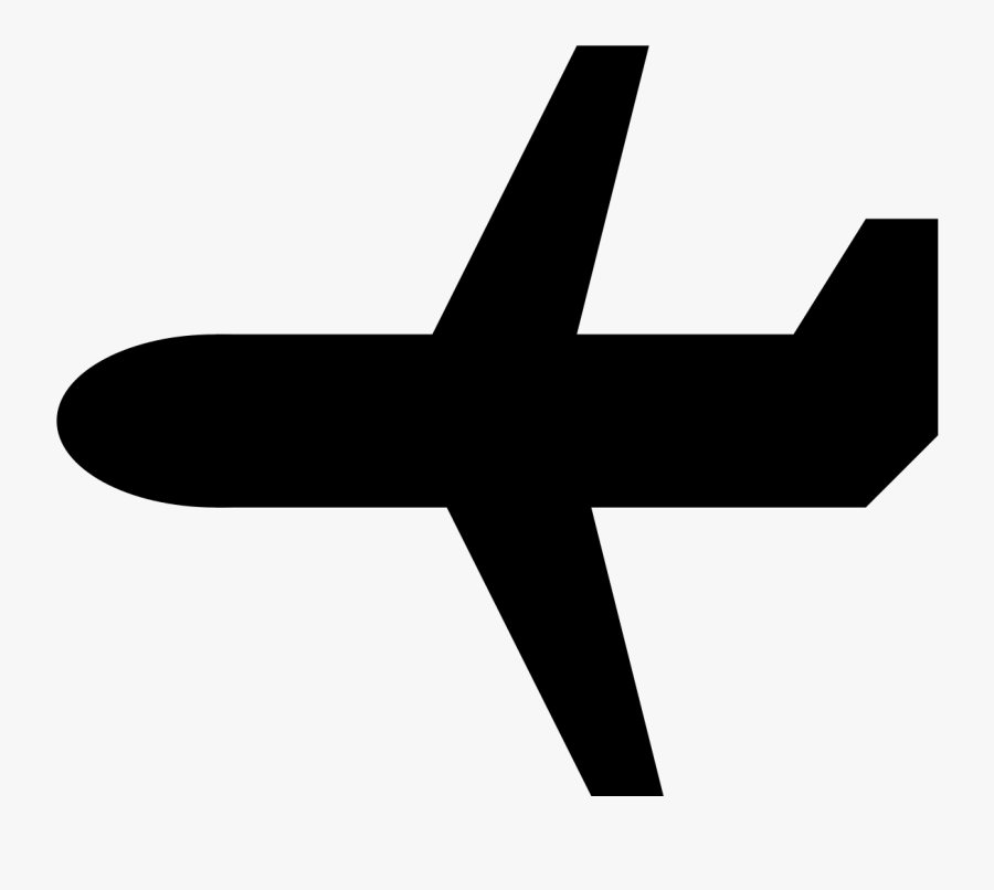 Schiphol Aircraft Silhouette - Airplane Clipart No Background, Transparent Clipart