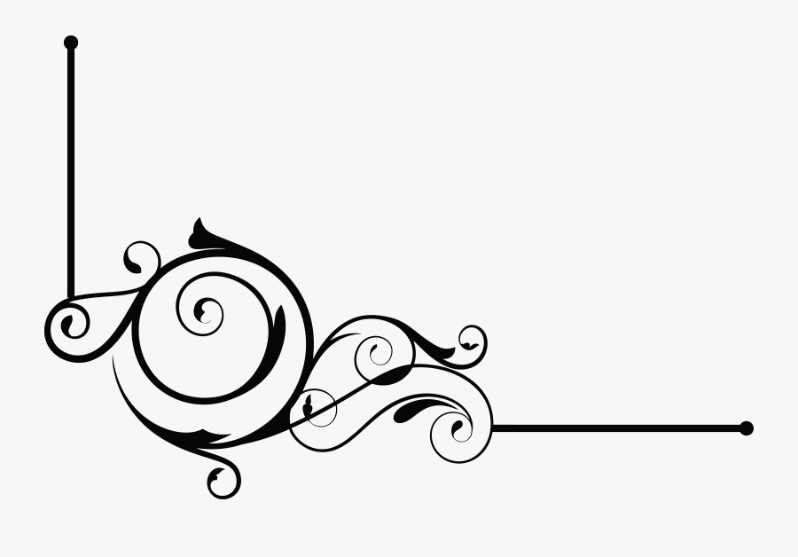 Decorative Line Gold Clipart Borders - Design Border Line Png, Transparent Clipart