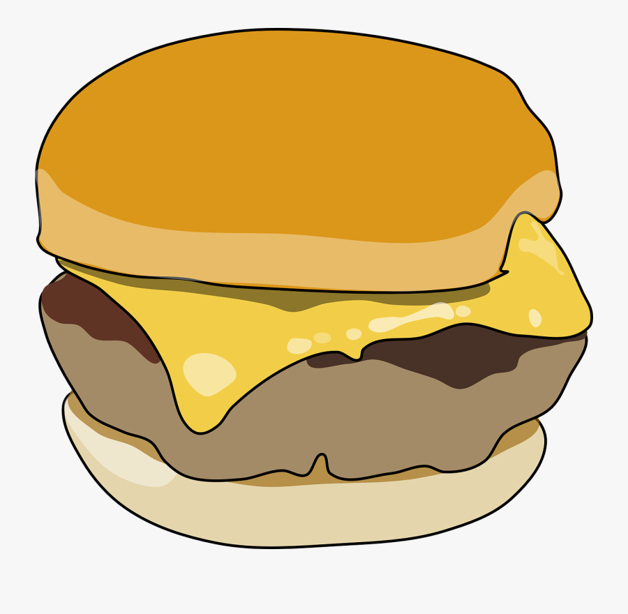 Hamburger Clipart Lot Food - Breakfast Sandwich Clip Art, Transparent Clipart