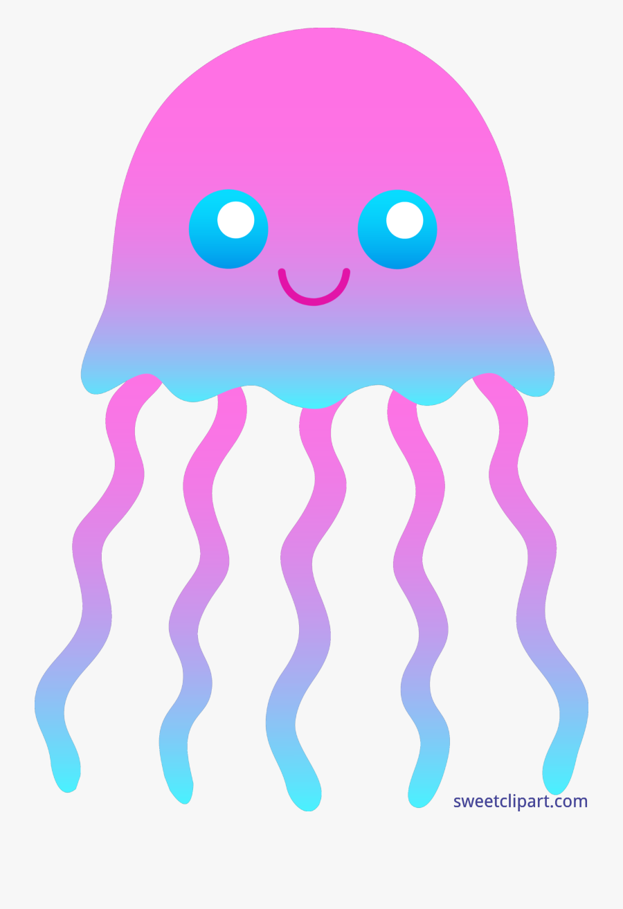 Jellyfish Clipart Png - Cute Jellyfish Clipart, Transparent Clipart