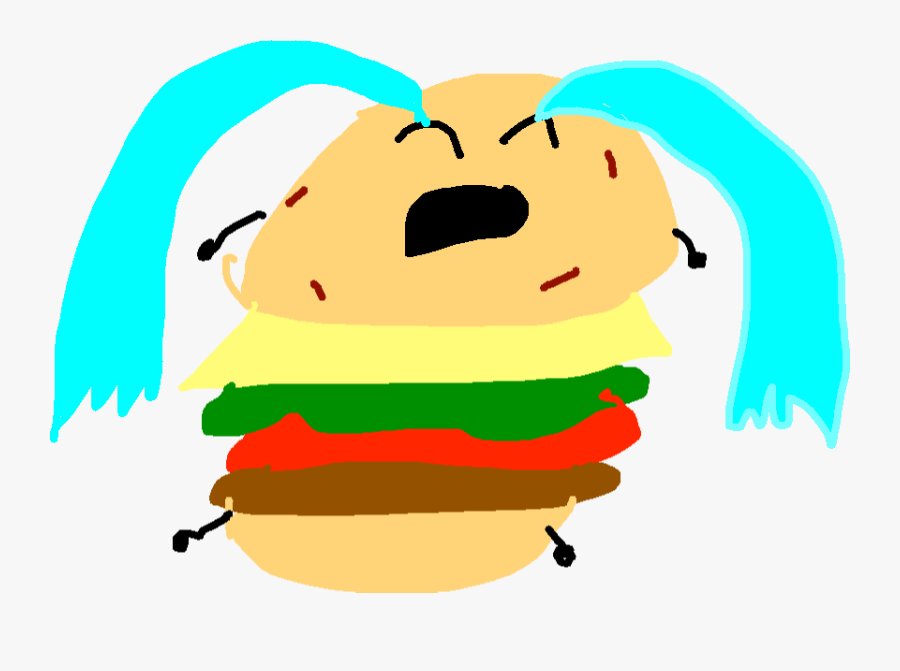 Hamburger Clipart Sad, Transparent Clipart
