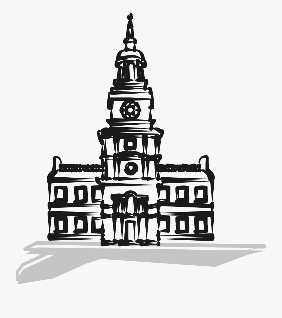 Of Independence Hall - Independence Hall Clipart, Transparent Clipart