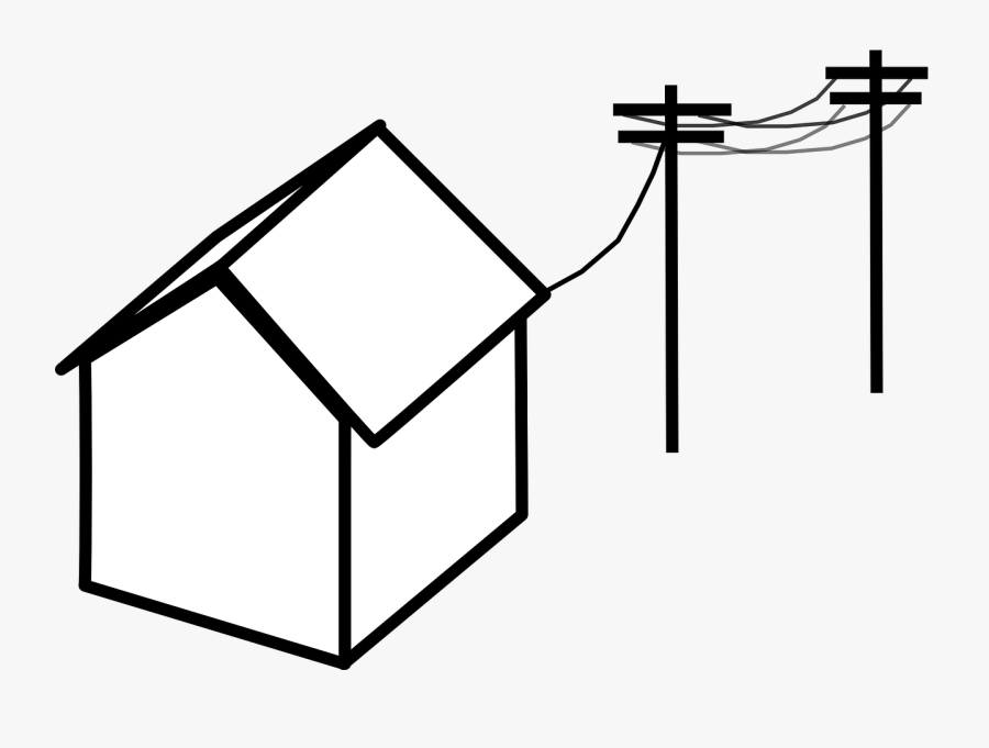 Clipart Electrical Power Lines - Electric Power Lines Clipart, Transparent Clipart