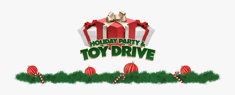 December 1, - Holiday Party And Toy Drive, Transparent Clipart