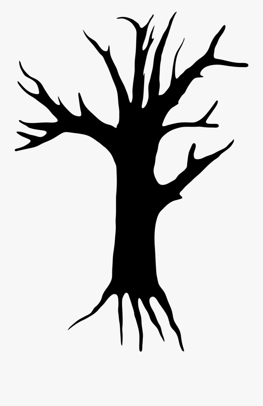 X Clipart - Scary Tree Clip Art, Transparent Clipart