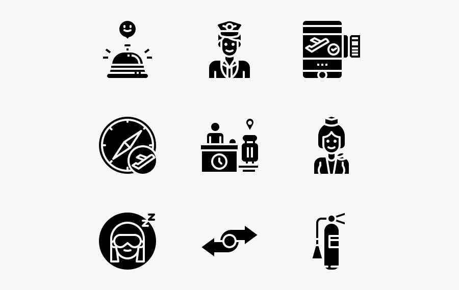 Airplane, Transparent Clipart