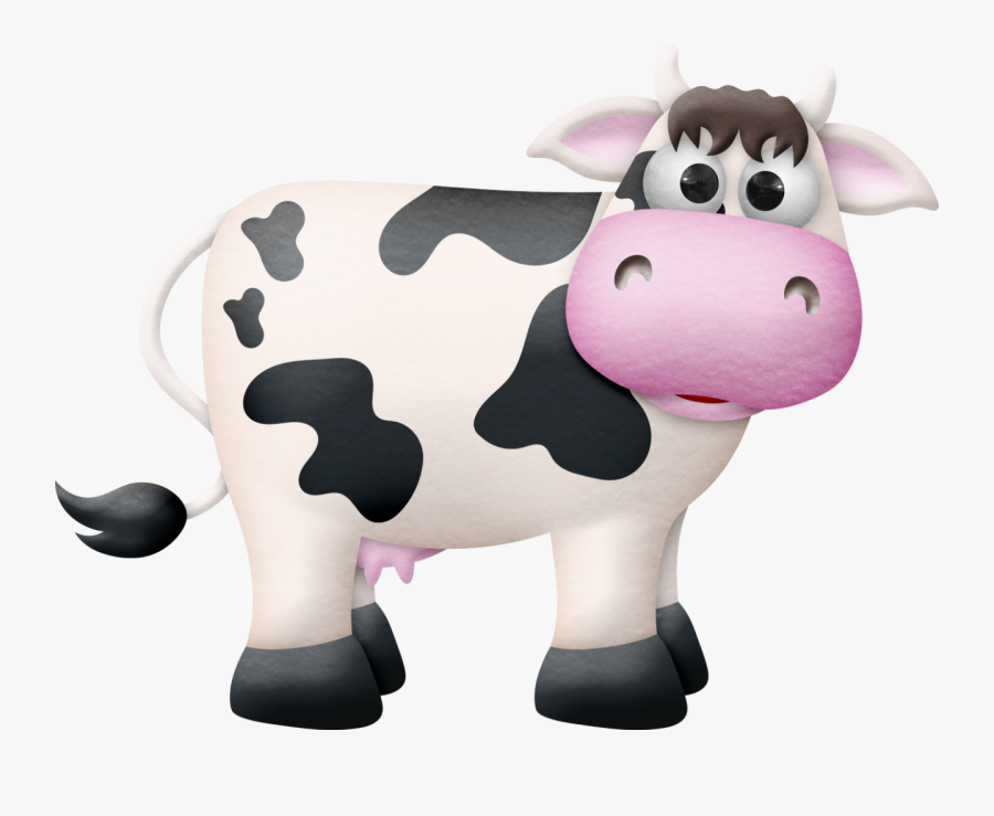 Cow Farm Animal Clipart, Transparent Clipart