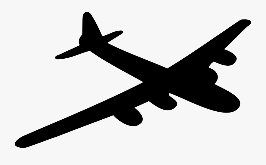 B-29 Bomber Airplane Shadow - B 52 Bomber Clipart, Transparent Clipart