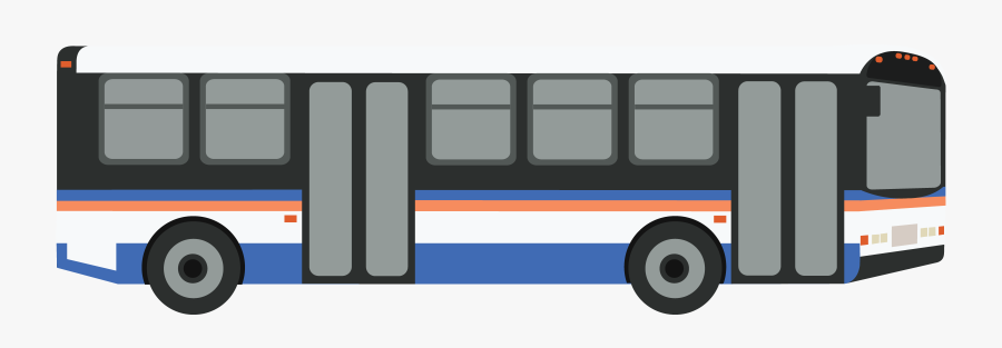 City Bus Cliparts - Public Bus Clip Art, Transparent Clipart